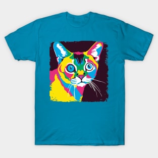 Singapura Cat Pop Art - Cat Lover Gift T-Shirt